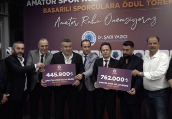 Tuzla Belediyesi'nden amatör spora 2,3 milyonluk katkı