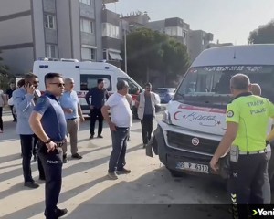 Aydın'da öğrenci servis araçlarının çarpışması sonucu 14 kişi yaralandı