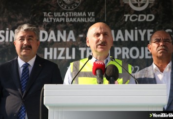 Bakan Karaismailoğlu, Osmaniye'de hızlı tren projesinin tünel yapım çalışmasını inceledi
