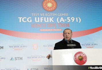 Cumhurbaşkanı Erdoğan: Hava savunma muhribimiz TF-2000'in ihalesine yakında çıkıyoruz