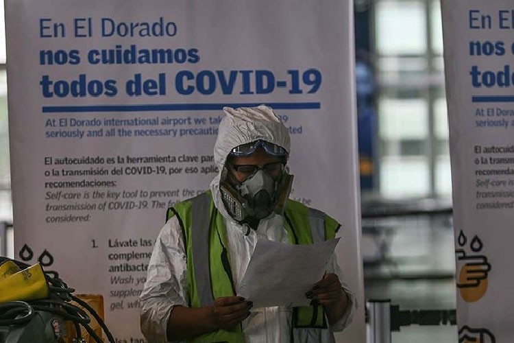 Kolombiya'da Kovid-19'dan son bir haftada 14 kişi öldü