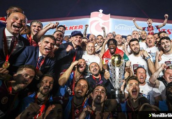Trabzonspor şampiyonluk kupasını aldı