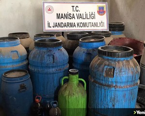 Manisa'da yaklaşık 20 ton kaçak şarap ele geçirildi