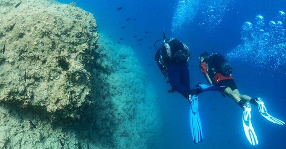 Mersin'deki su altı uçurumları ve mağaralar derin dalış tutkunlarını ağırlıyor
