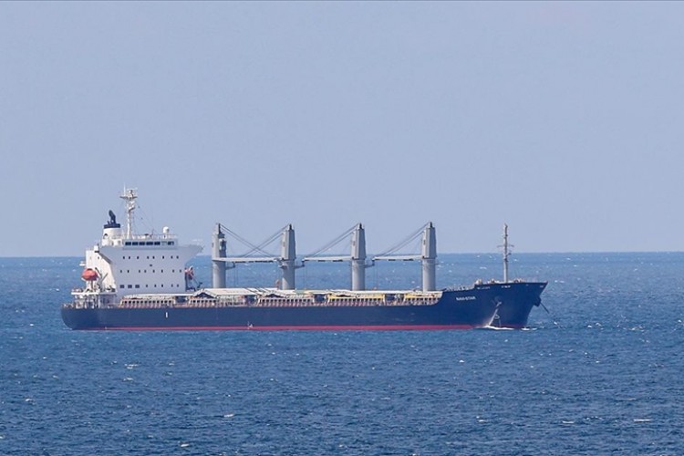 Odessa'dan gelen 'Navi-Star' gemisi İstanbul'un kuzeyinde demirledi