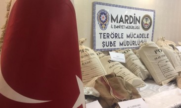 Mardin'de 247 Kilo Patlayıcı Ele Geçirildi