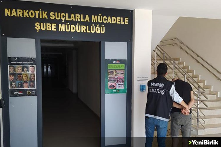 Kahramanmaraş'ta uyuşturucu operasyonunda bir zanlı tutuklandı