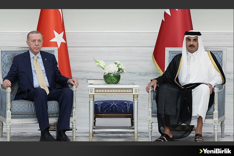 Cumhurbaşkanı Erdoğan'ın Katar Emiri Al Sani ile görüşmesinde İsrail'in Gazze katliamındaki son durum ele alındı