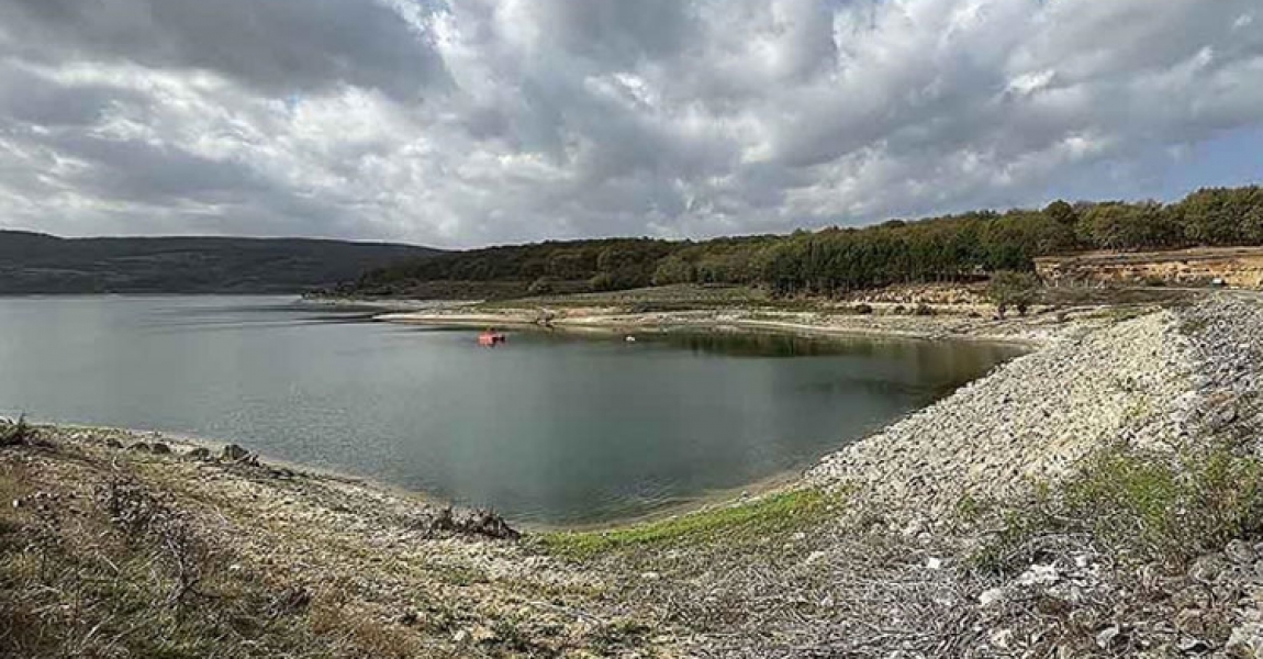 Gölköy Baraj Gölü'nde su seviyesi yüzde 53'e düştü