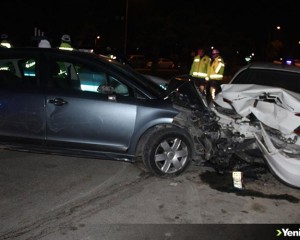 İzmir'den uygulama noktasından kaçan alkollü sürücü, Manisa'da kaza yapınca yakalandı