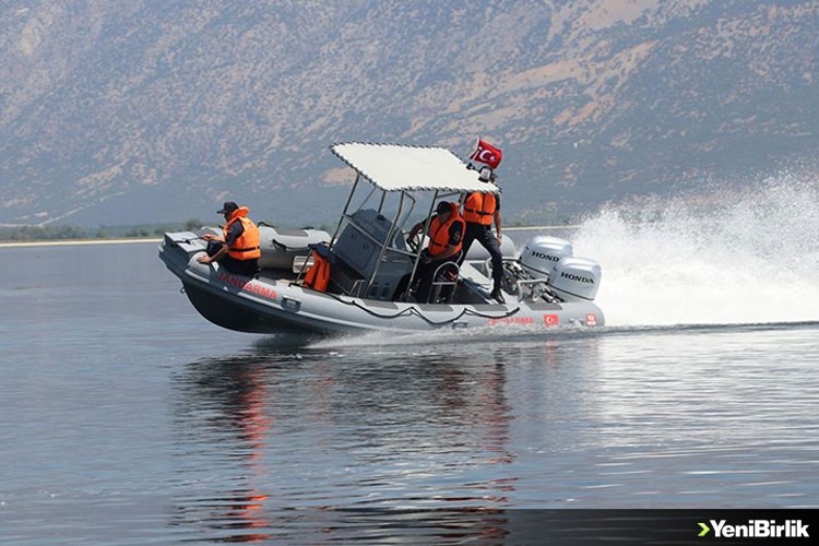 Denizli'de göl ve baraj güvenliğini botlu jandarma ekibi sağlayacak