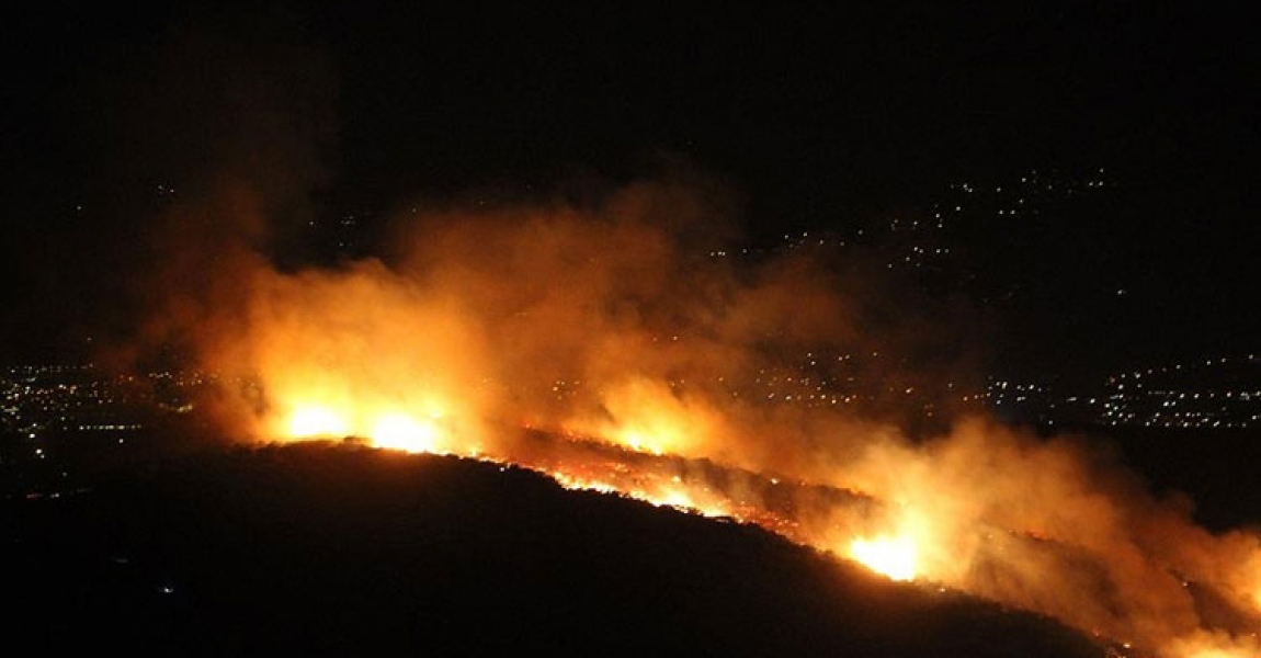 Manisa'nın Kula ilçesindeki orman yangını kontrol altına alındı