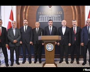 Cumhurbaşkanı Yardımcısı Yılmaz Trabzon'da ziyaretlerde bulundu