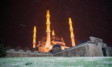 Edirne'de Kar Başladı