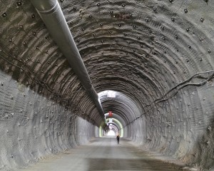 Çorum'da yapımı devam eden Kırkdilim Tünelleri'nde sona geliniyor