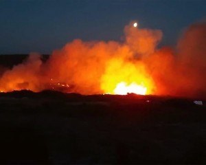 Bozcaada'daki makilik alanda çıkan yangında 4 hektar alan zarar gördü
