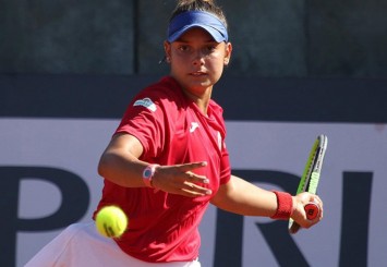 Milli tenisçi Melisa Ercan, Fransa'daki turnuvada ikinci tura yükseldi