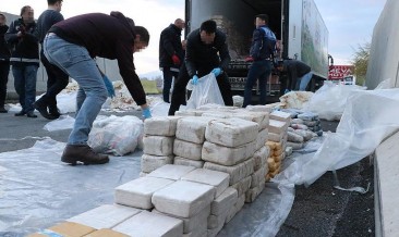 Erzincan'da 1 Ton 271 Kilogram Eroin Ele Geçirildi