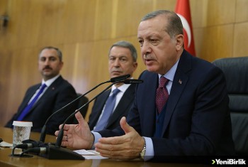Cumhurbaşkanı Erdoğan: 50 tırlık yardım konvoyu Habur'dan Irak'a giriş yaptı
