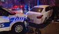 Kayseri’de korkutan kaza! Polis aracıyla otomobil çarpıştı