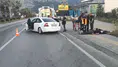 Mersin’de can pazarı! Kontrolden çıkan araç refüje ok gibi saplandı