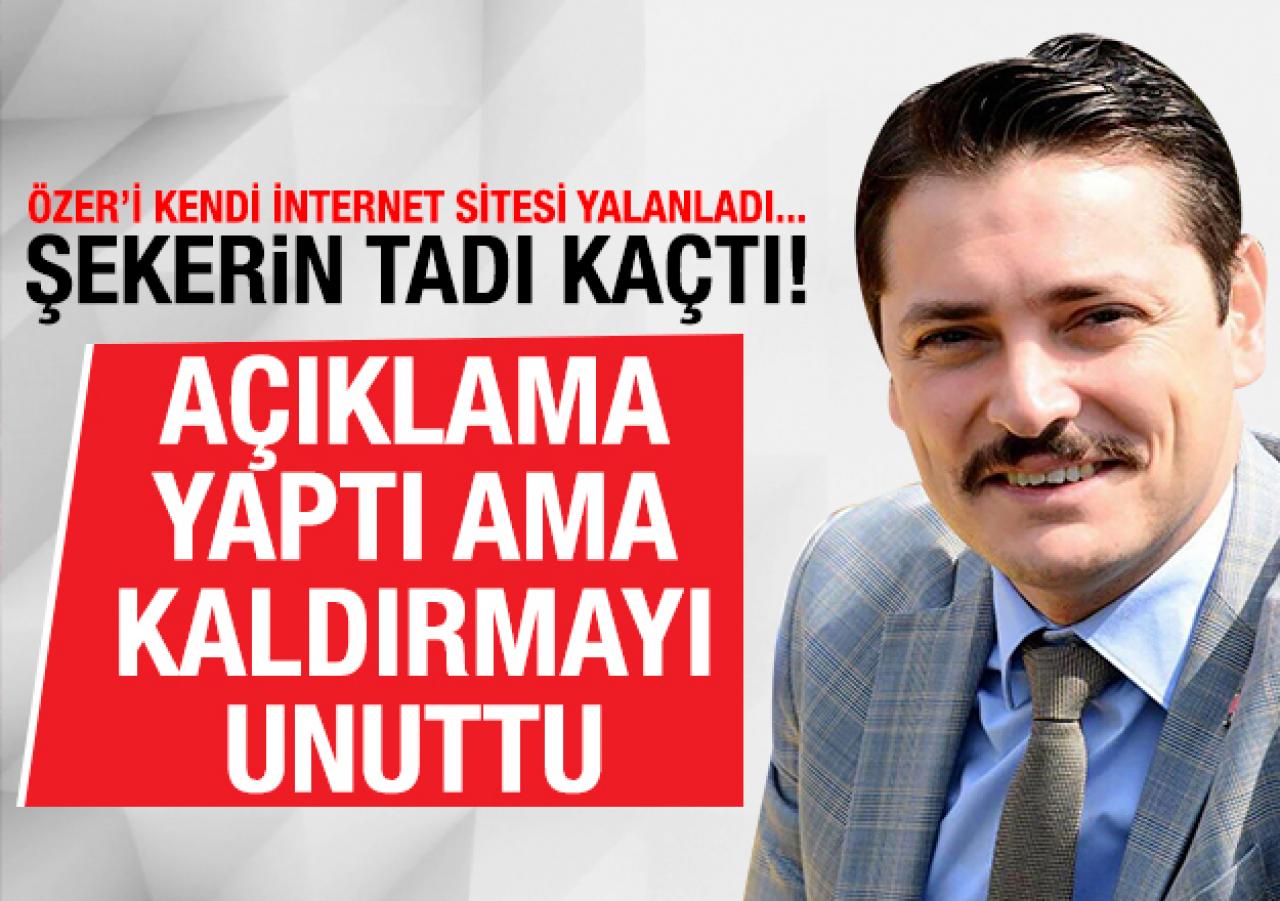 Şekerin tadı kaçtı!