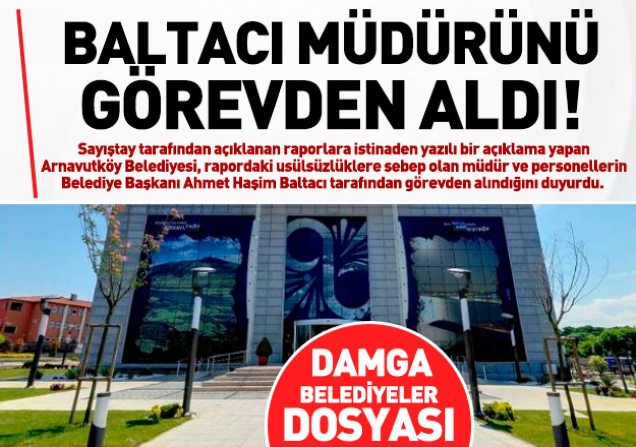 Başkan müdürü görevden aldı!