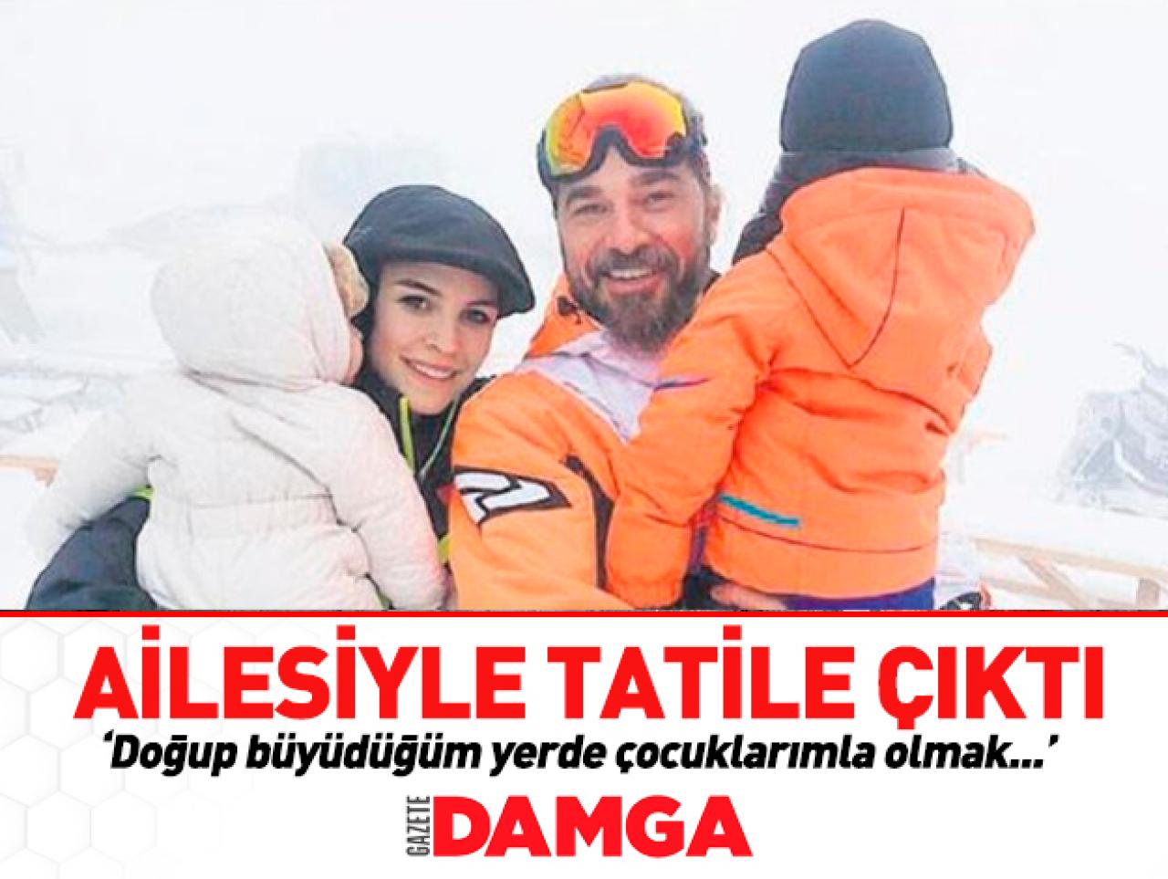 Düzyatan ailesi Uludağ'a tatile gitti