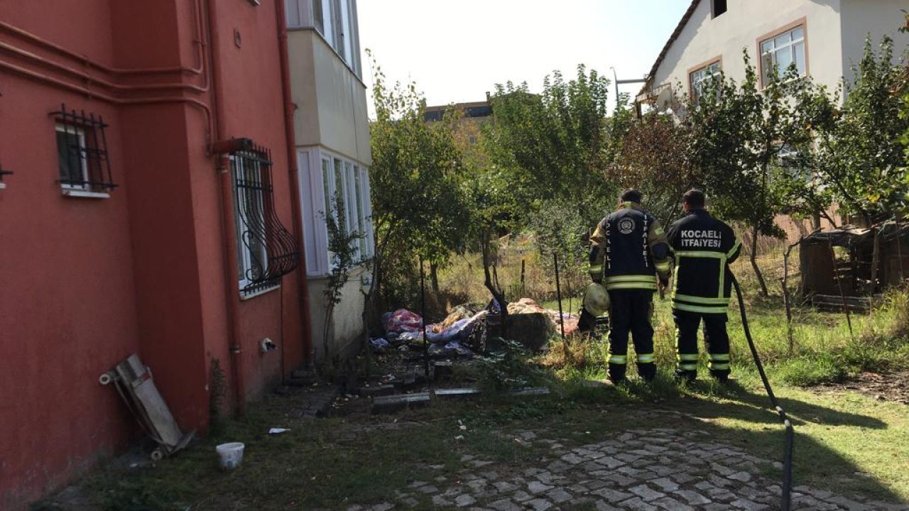 Bulaşık makinesinden çıkan yangında evin mutfağı kullanılamaz hale geldi