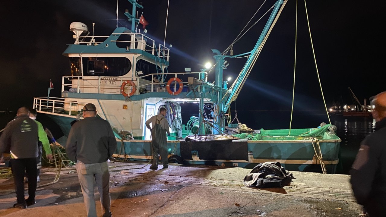 Balıkçıların ağına ceset takıldı