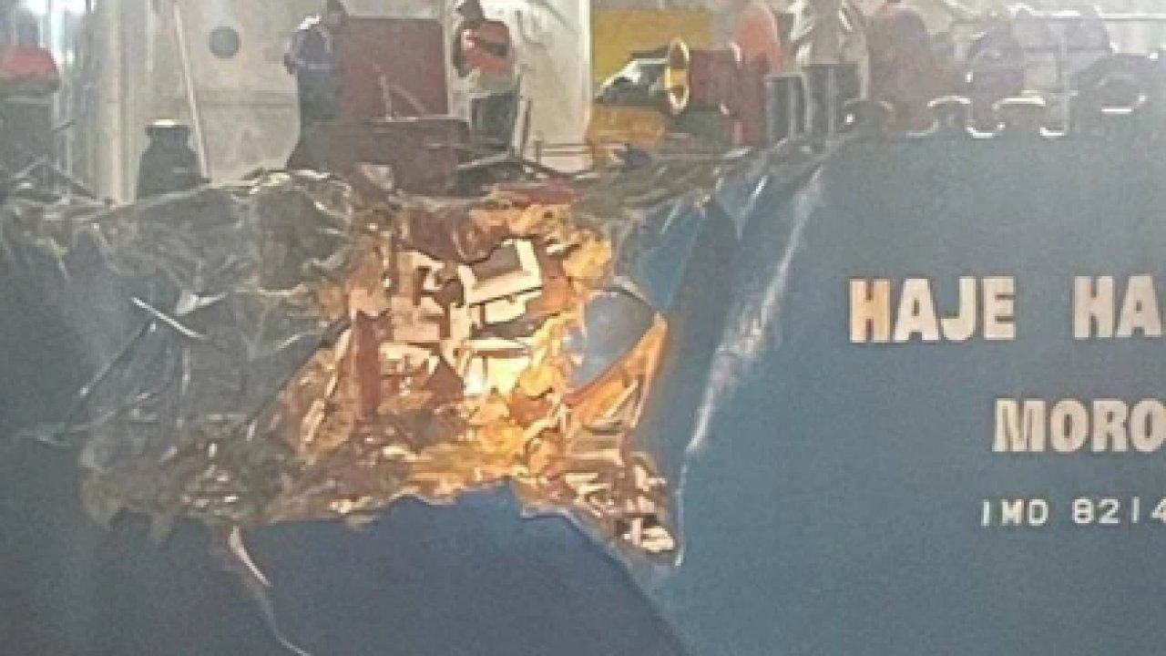 Marmara Adası açıklarında gemi kazası