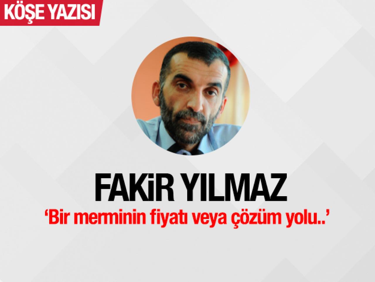 Bir merminin fiyatı veya çözüm yolu..