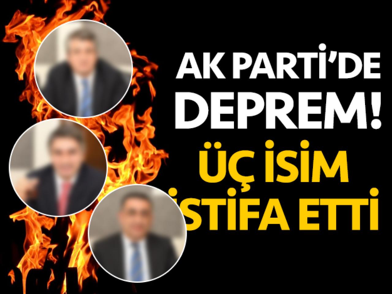 AK Parti Esenyurt'ta deprem! Üç isim istifa etti