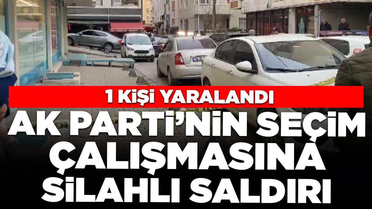AK Partili adayın seçim çalışması sırasında silahlı saldırı: 1 yaralı