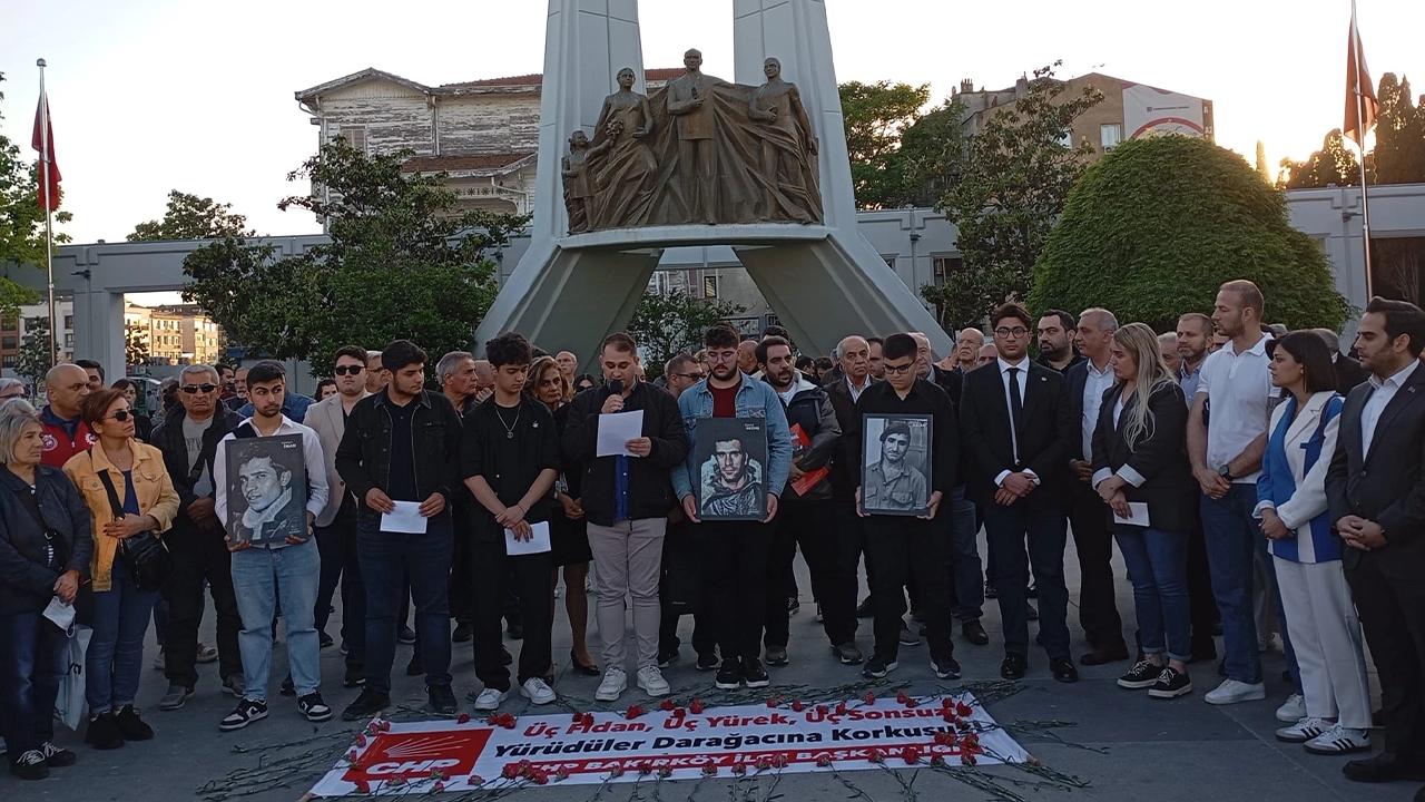 Bakırköy'de 'üç fidan' anması: 'Mücadeleleri bize ışık olacak'