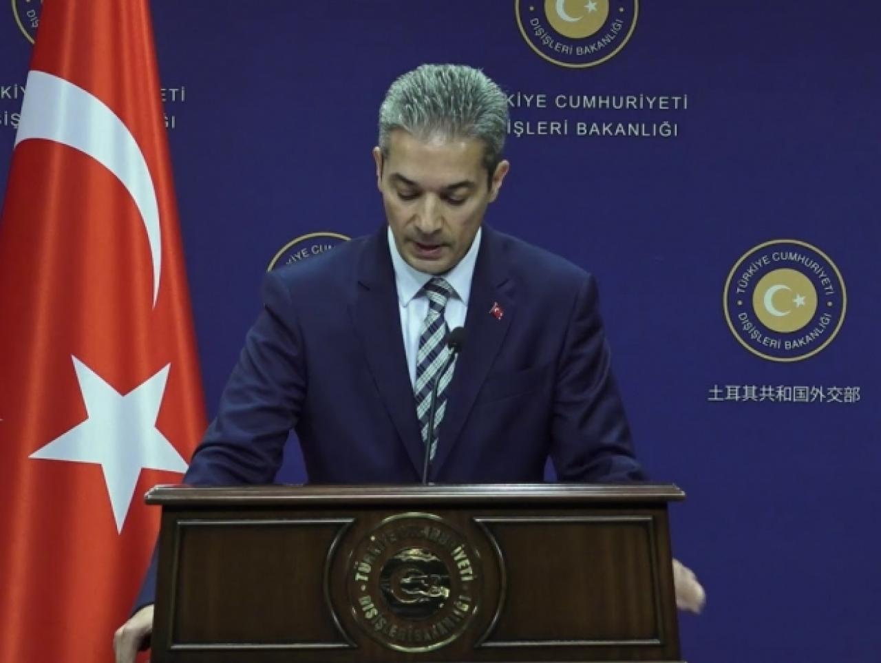 Dışişleri Bakanlığı'ndan ABD'ye sert tepki