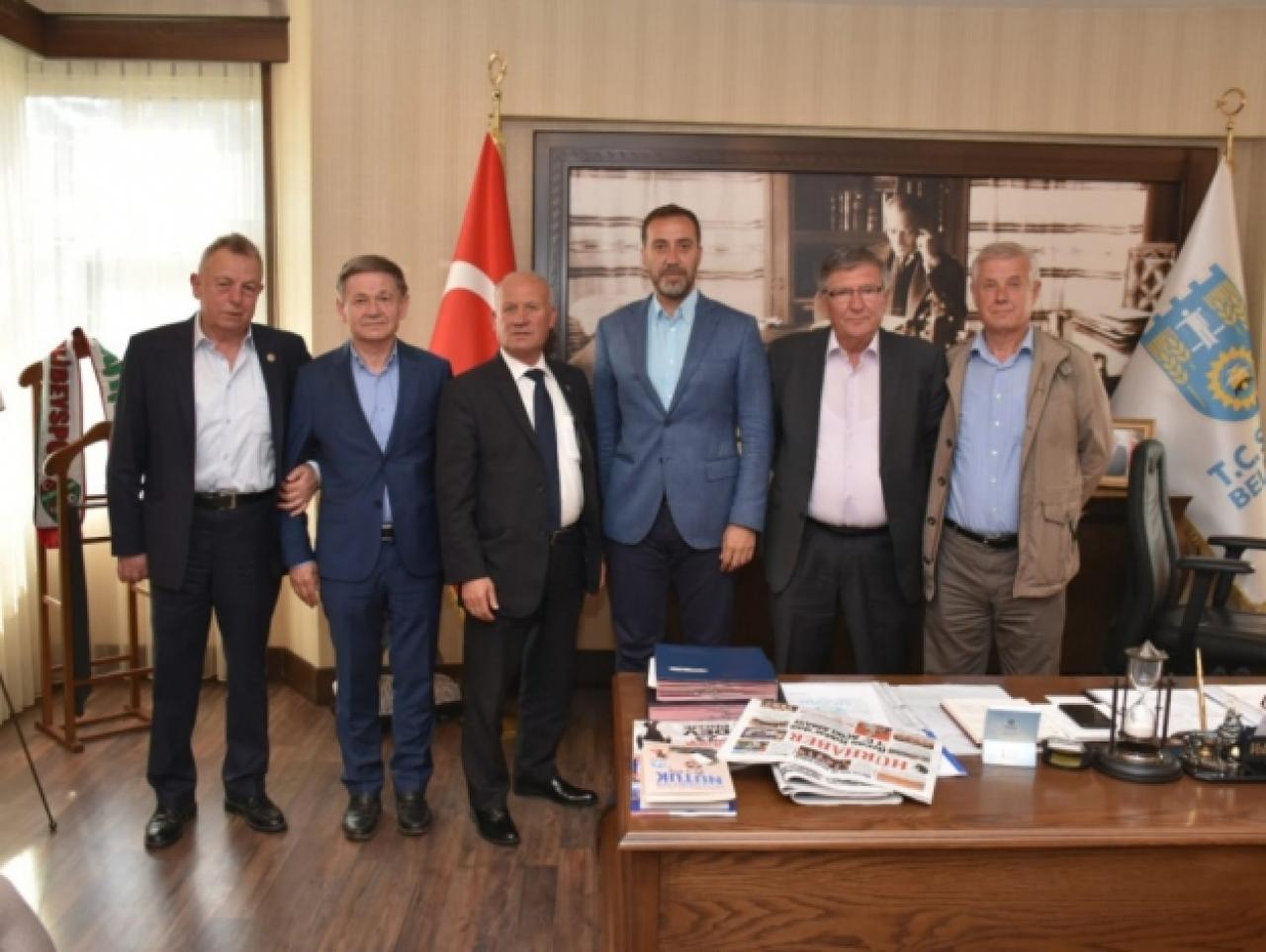 Eski başkanlardan Yılmaz’a ziyaret