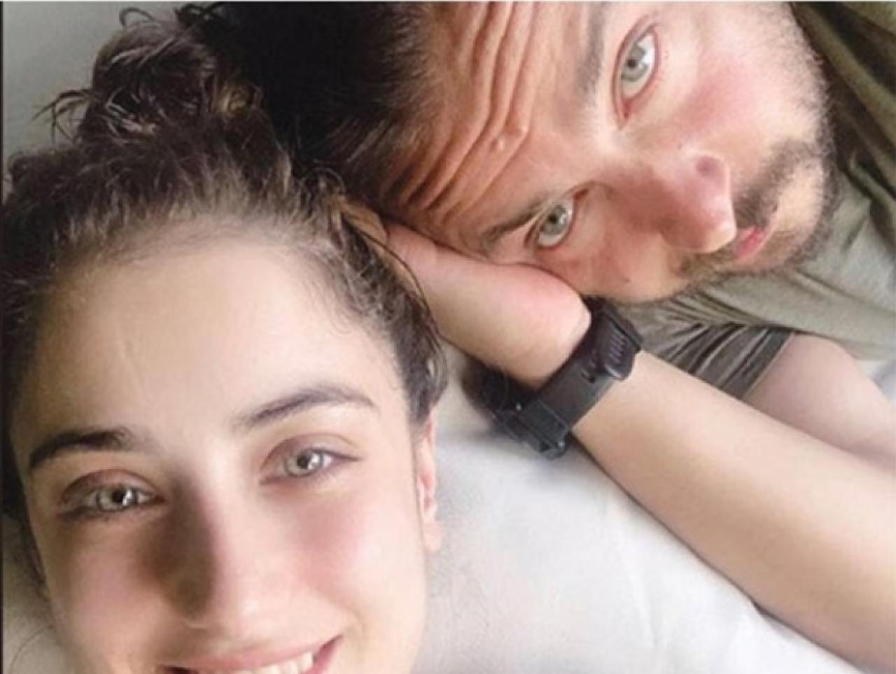 Hazal Kaya ve Ali Atay'ın mutluluk pozu