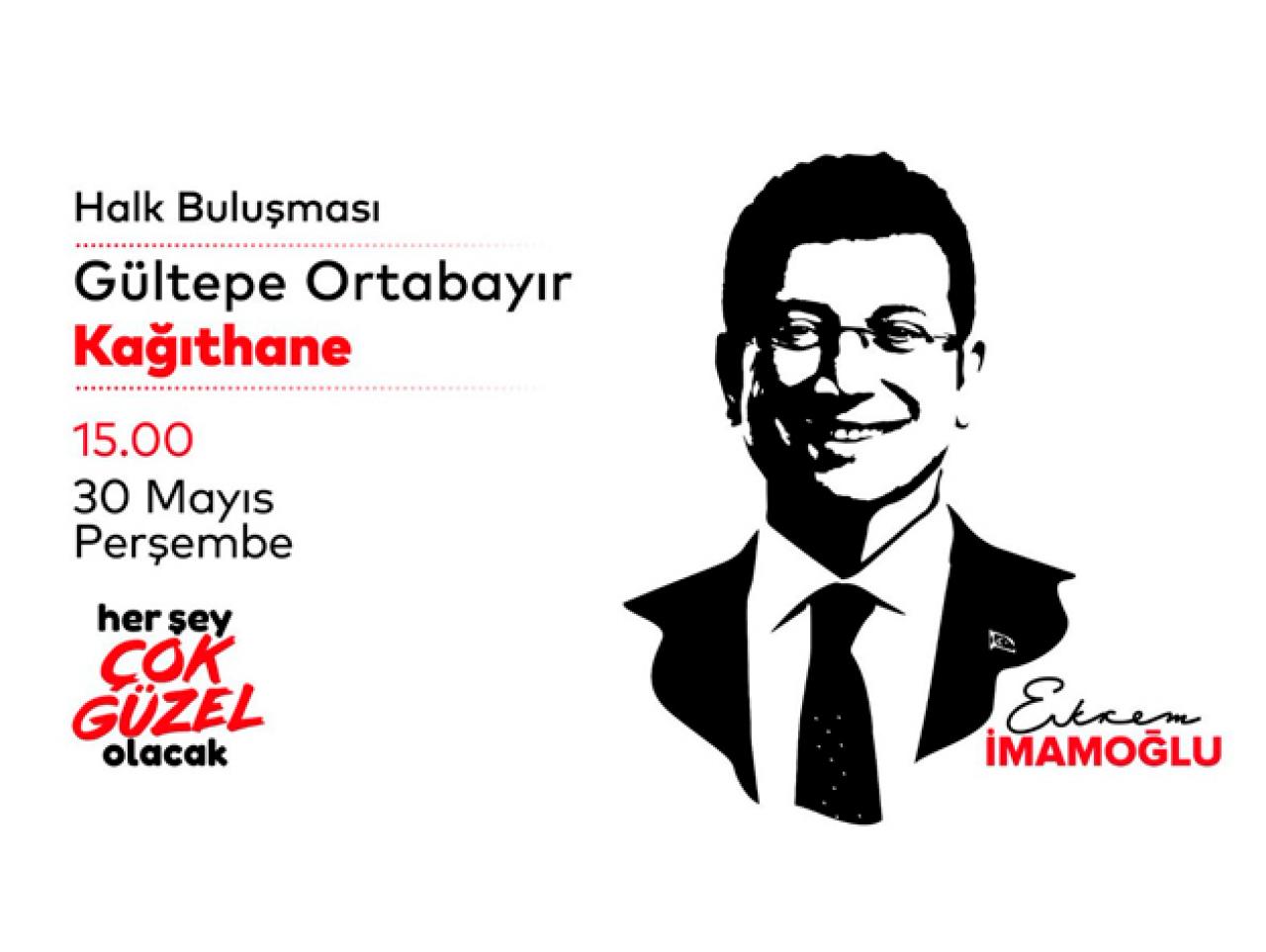 Ekrem İmamoğlu Gültepe Ortabayır Kağıthane'de