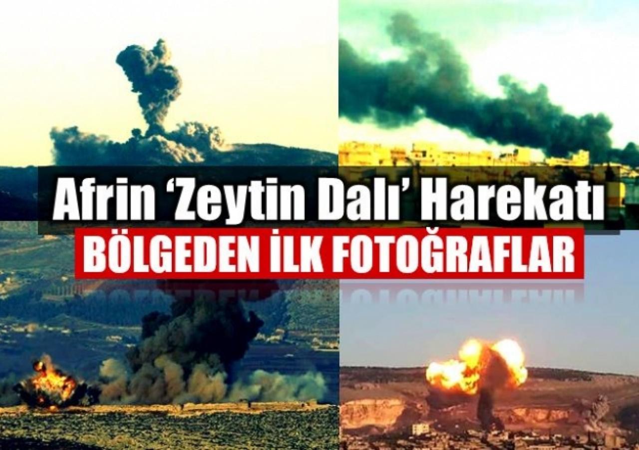 Afrin'e kara harekatı başladı (Zeytin Dalı Harekatı'nda ikinci gün)