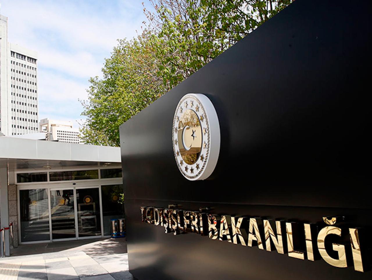 Dışişleri Bakanlığı'ndan İsrail'e sert tepki