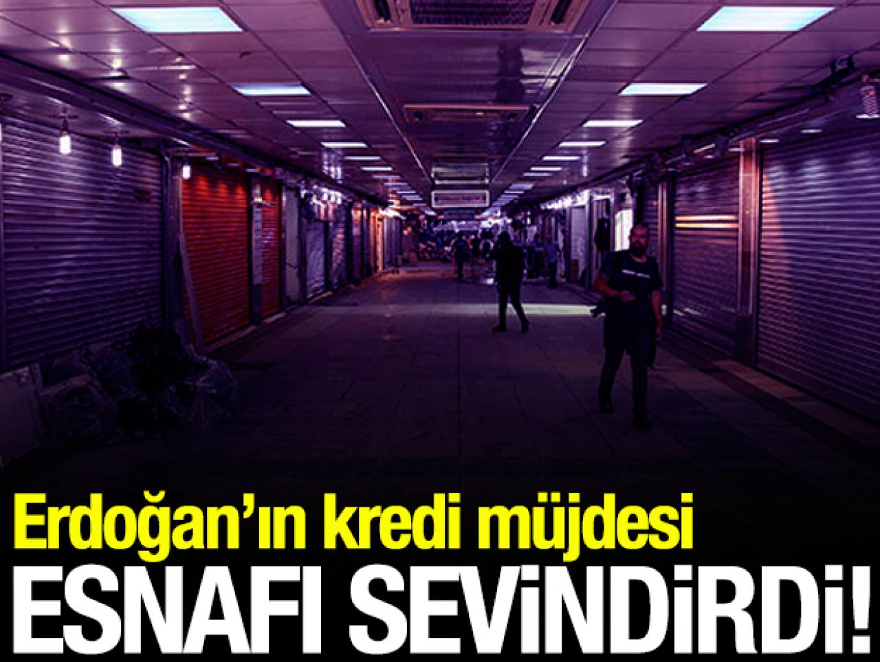 Sağanak mağduru Eminönü esnafına kredi müjdesi