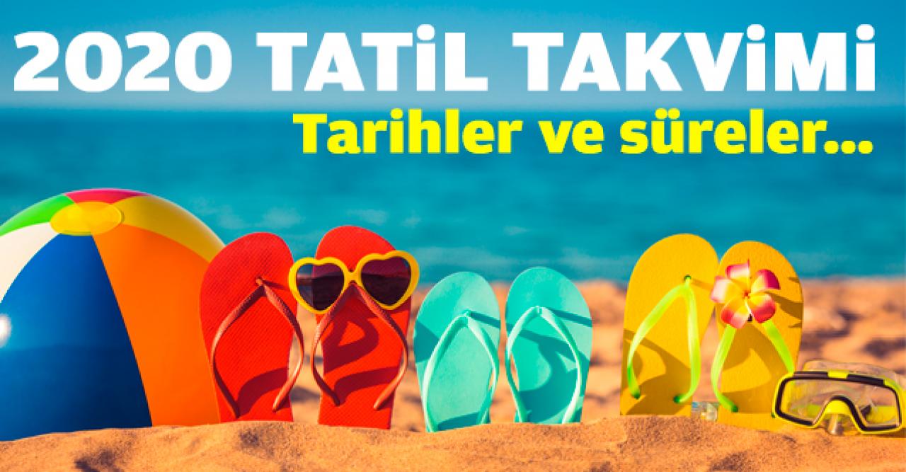 2020 tatil takvimi | Resmi ve dini bayramlar ve tatil günleri