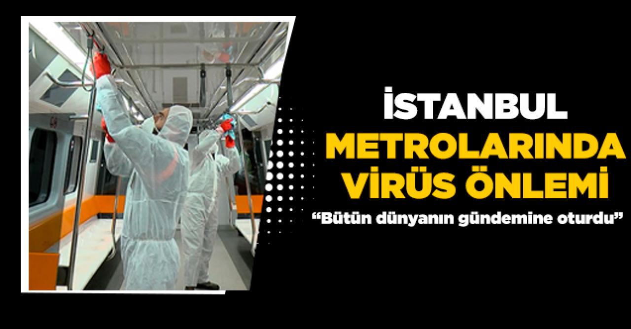 İstanbul metrolarında ''virüs'' önlemi