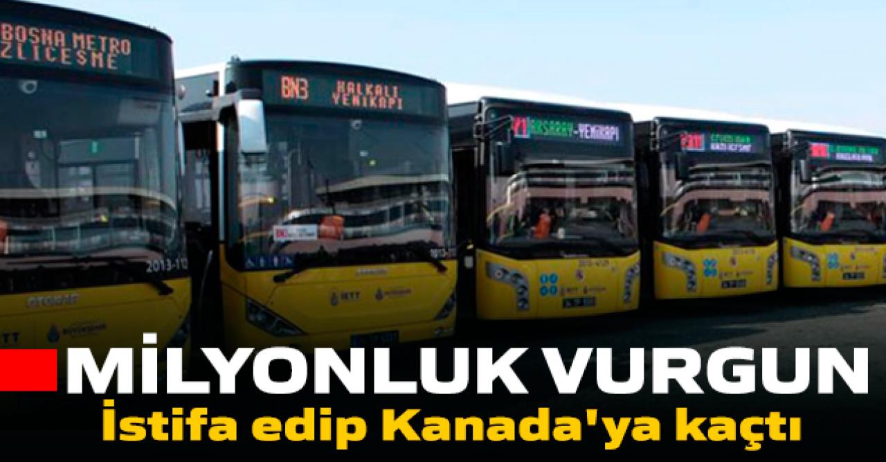 İETT'de 9,1 milyonluk vurgun!