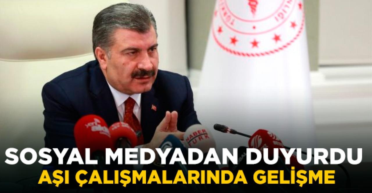 Aşı çalışmalarında ilk adım atıldı