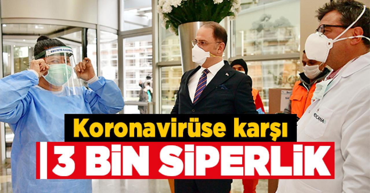 Virüse karşı 3 bin siperlik