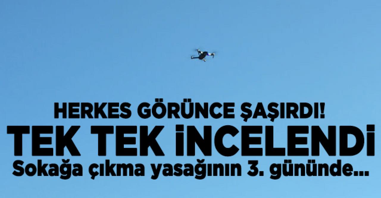 Avcılar'da drone ile denetim