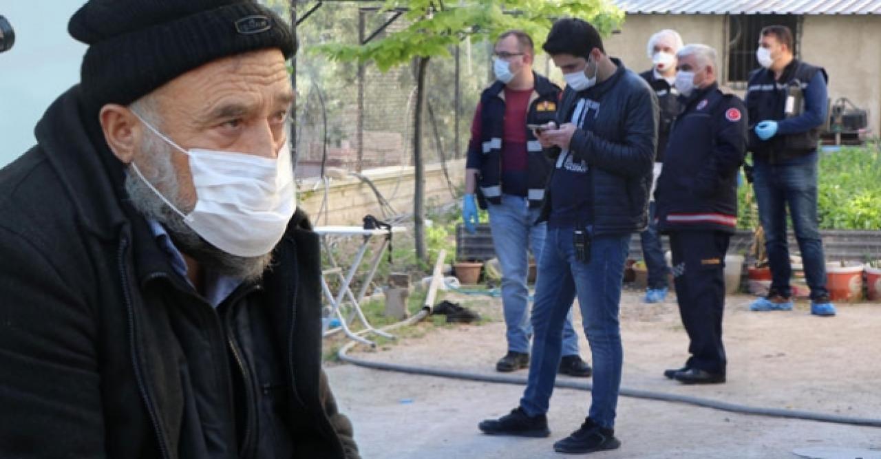 Uyuyan oğlunu başına keserle vurup, koltuğu ateşe vererek öldürdü!