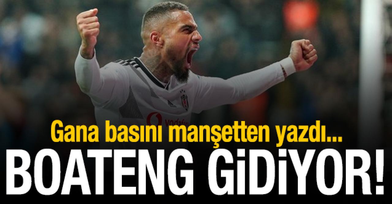 Boateng de gidiyor!